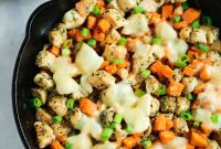 One-Pan Pesto Chicken and Sweet Potato Skillet