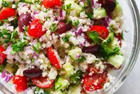 Vibrant Mediterranean Cauliflower Bowl
