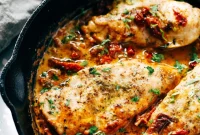 Velvety Parmesan Skillet Chicken