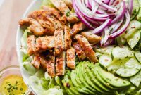 Flame-Kissed Chicken & Creamy Avocado Salad