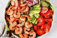Bright Shrimp and Ripe Tomato Salad