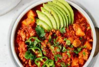 Hearty Whole30 Sweet Potato Chili