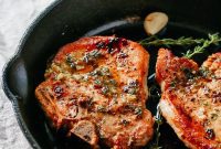 Mouthwatering Garlic Butter Baked Pork Chops