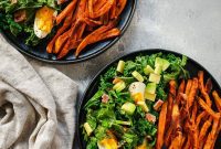 Golden Sweet Potato & Kale Crunch Salad