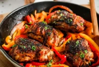 Vibrant Skillet Chicken with Sweet Peppers