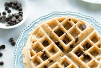 Golden Almond Butter Waffles