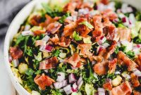 Roasted Brussels and Crispy Bacon Salad