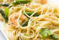 Sizzling Garlic Shrimp Spaghetti
