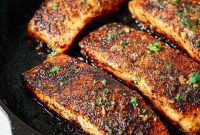 Perfectly Seared Blackened Salmon