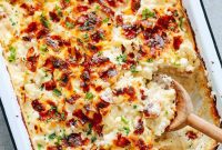 Golden Baked Cauliflower Gratin