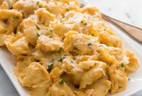 Creamy Pumpkin Tortellini