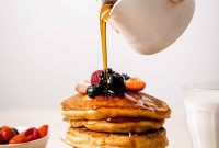 Creamy Peanut Butter Flapjacks