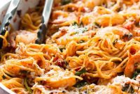 Effortless Shrimp & Pasta Skillet