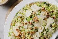 Crisp Brussels Sprout Slaw