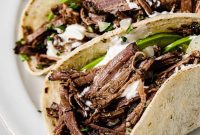 Slow Cooker Barbacoa Tacos