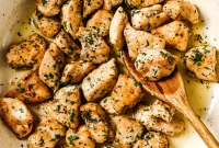 Garlic Butter Chicken Poppers