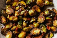 Caramelized Maple Bacon Brussels Sprouts