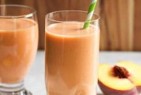 Golden Peach Carrot Smoothie