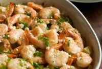 Citrus Shrimp Loaded Potato