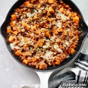Ground Turkey Sweet Potato Skillet main image