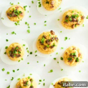 Lentil Deviled Eggs