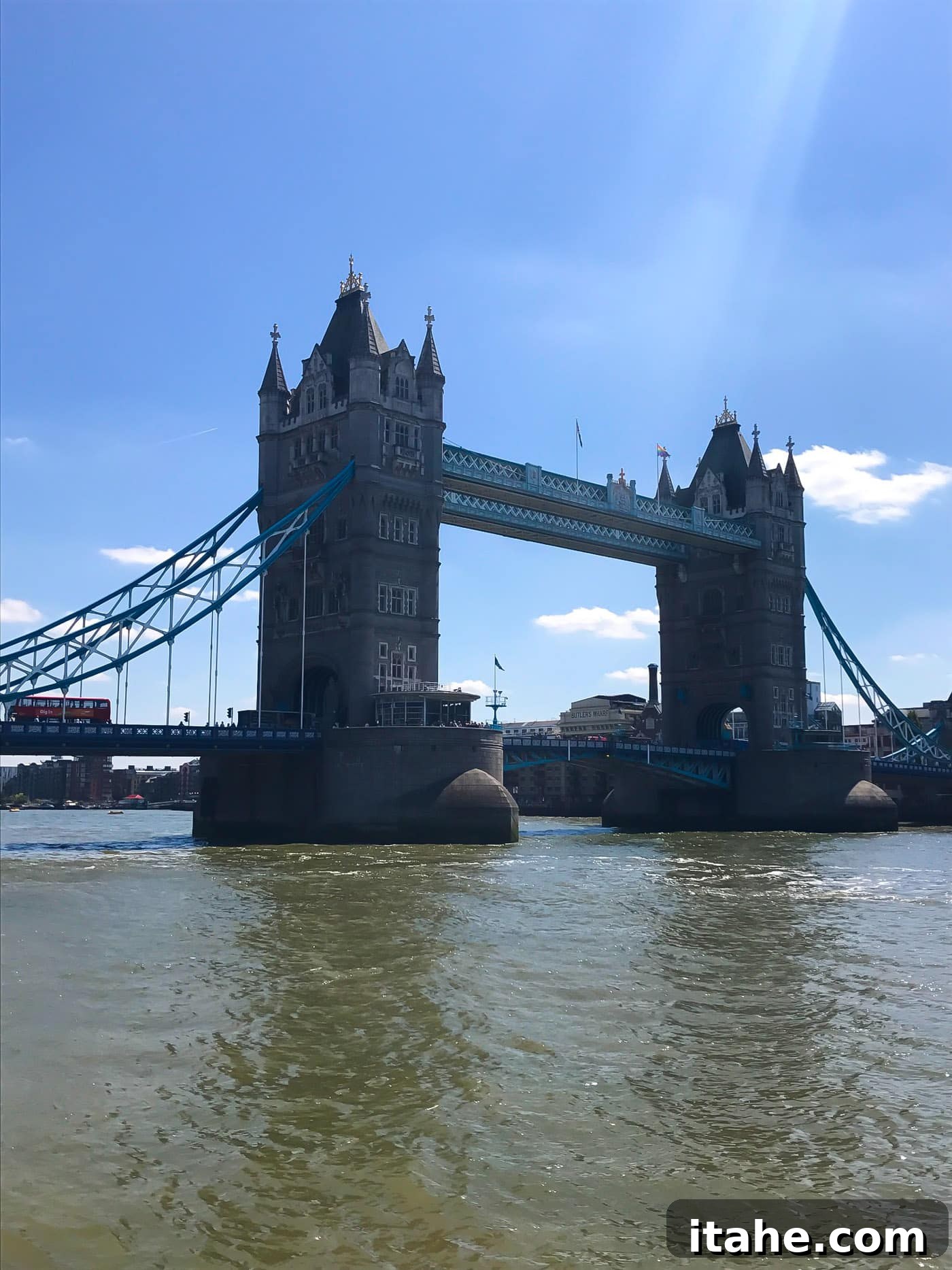 Historic view of the Tower of London under a clear sky