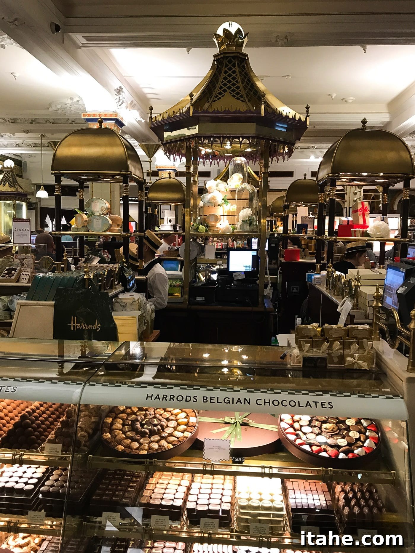 A charming bakery shopfront on a quaint London street