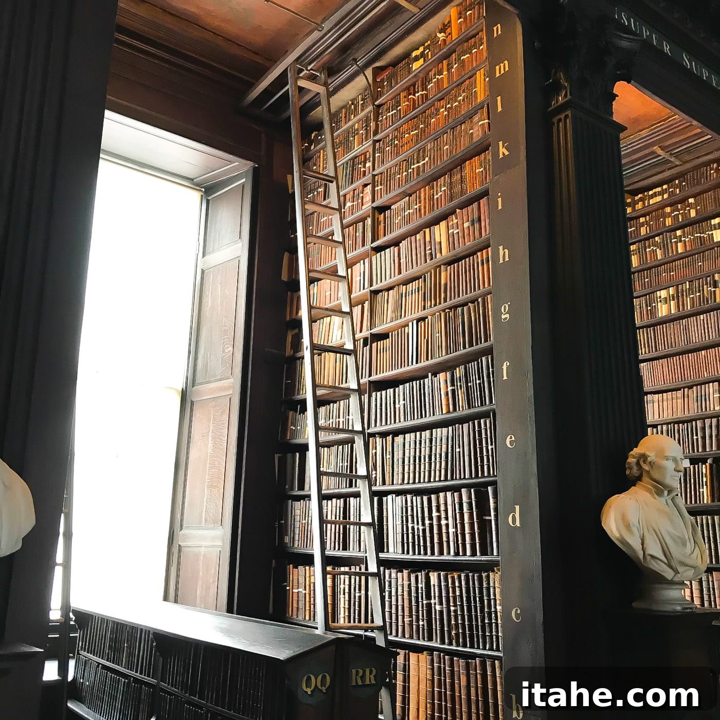 The majestic Long Room of the Library of Trinity College Dublin, a sight to behold