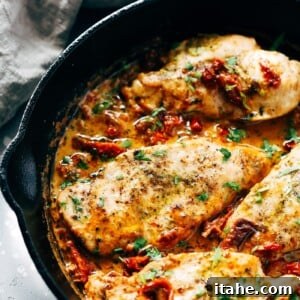 Creamy Parmesan Chicken Skillet