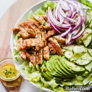 Grilled Chicken Avocado Salad
