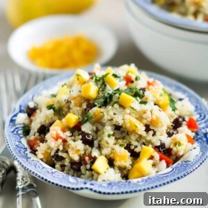 Tropical Mango Quinoa Salad 2 Mango Quinoa Salad Recipe