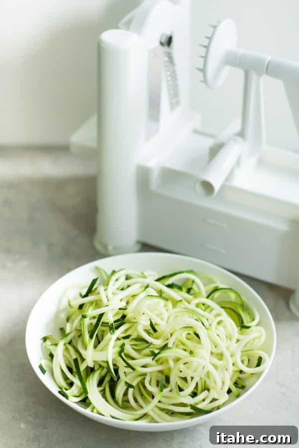 Garlic Shrimp with Zucchini Noodles primavera kitchen recipe