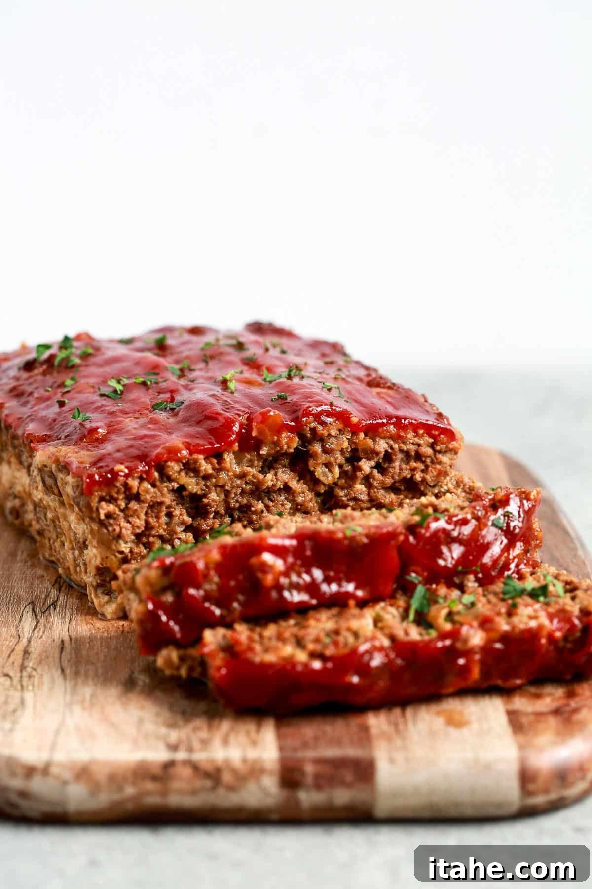 savory ground beef dinner - juicy, healthy meatloaf
