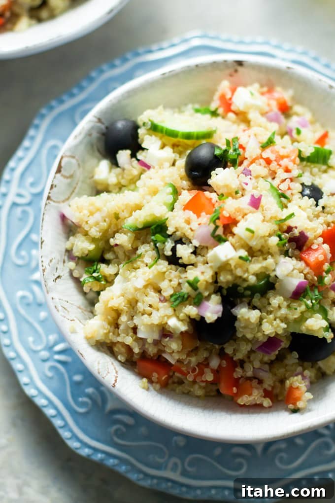 Sunshine Carrot Quinoa Salad 7 Quinoa Greek Salad-3