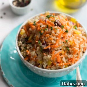 Sunshine Carrot Quinoa Salad 2 Carrot Quinoa Salad with a recipe card icon
