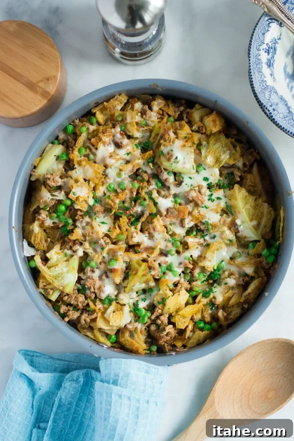 Ground Turkey Cabbage Skillet - Quick, Healthy & Gluten-Free Weeknight Meal Flavorful Ground Turkey Cabbage Skillet, a quick and healthy one-pan dinner recipe from Primavera Kitchen