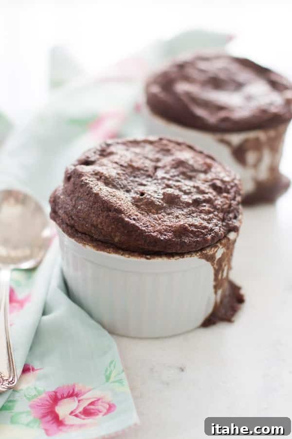Gluten-free Chocolate Mug Cake, a rich and easy dessert