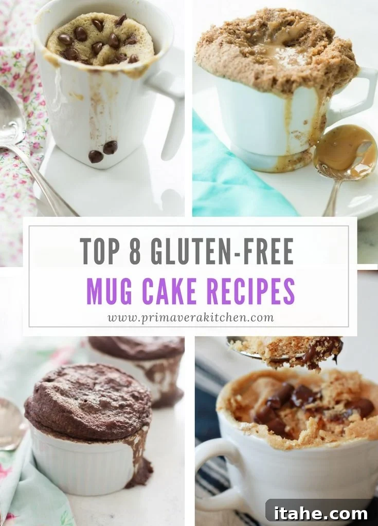 Collection of Top 8 Gluten-Free Mug Cake Recipes