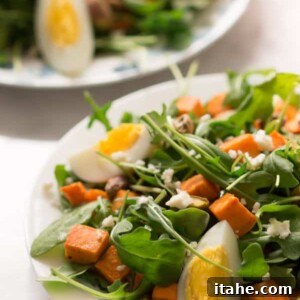 Roasted Sweet Potato Arugula Salad 2 Sweet Potato Arugula Salad
