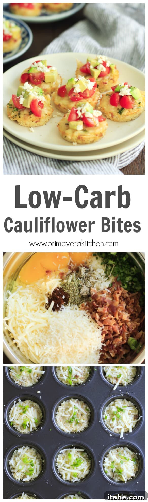 Low-carb cauliflower bites: Looking for a gluten-free and low-carb snack, side dish or appetizer? What about this ultra-flavorful Low-Carb Cauliflower Bites made without flour. Low-carb cauliflower bites: Looking for a gluten-free and low-carb snack, side dish or appetizer? What about this ultra-flavorful Low-Carb Cauliflower Bites made without flour.