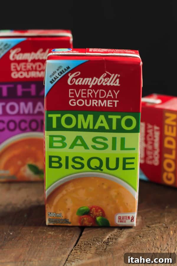 This Campbell’s® Everyday Gourmet Tomato Basil Bisque soup with bacon, sautéed garlic and green onions will help #elevateyoureveryday! These soups are really tasty and the best part, they don’t have artificial colours or flavours! Enjoy! #ad This Campbell’s® Everyday Gourmet Tomato Basil Bisque soup with bacon, sautéed garlic and green onions will help #elevateyoureveryday! These soups are really tasty and the best part, they don’t have artificial colours or flavours! Enjoy! #ad